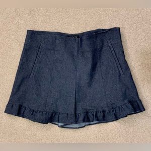 1. State Ruffle Hem Denim Shorts - Size 4